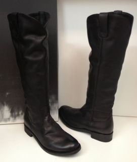 DV by Dolce Vita Lujan Tall Shafted Black Leather Boots New