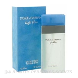 LIGHT BLUE BY DOLCE GABBANA 1 7 oz EDT SPRAY NIB Perfume for Women D G