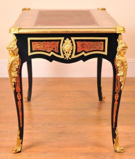French Boulle Inlay Writing Desk Desks Louis XV