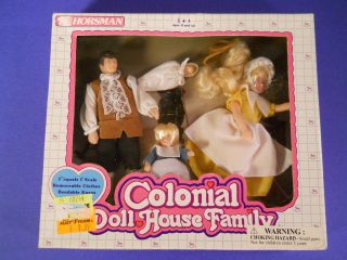 Horseman Colonial Doll House Family 1 1 Scale 1993
