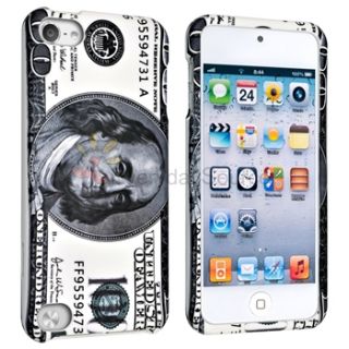 Hundred Dollar Rubber Coated Hard Cover Case for Apple iPod Touch 5
