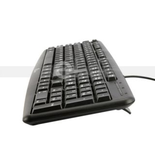 New USB T500 107 Keys Wired Keyboard for Desktop PC Laptop Notebook