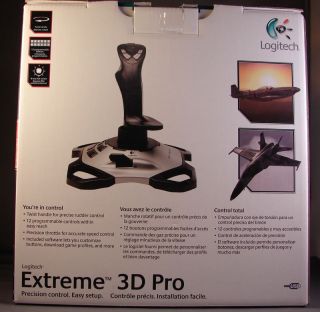  0403 Extreme 3D Pro Joystick Twist Handle for Mac PC w Software