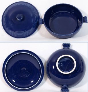 Vintage Fiestaware Dinnerware Homer Laughlin HLC Cobalt Blue Covered