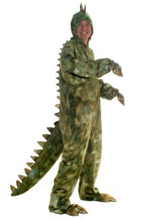 adult green trex dino costume zoom