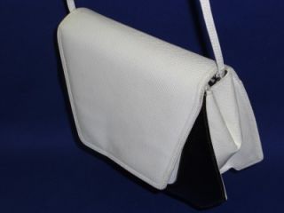 Vtg Jay Herbert Purse Clutch Bag Black White Quilted