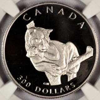 1992 Canada 1 oz Platinum Endangered Wildlife Cougar $300 NGC PF69 UC