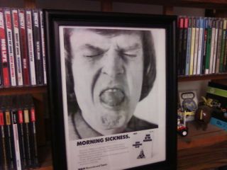 Framed Original Don Imus in The Morning 1970s Promo Ad