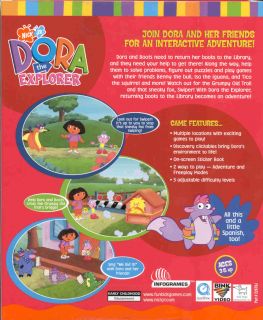 NEW Dora the Explorer Backpack Adventure MAC or PC Game   Free