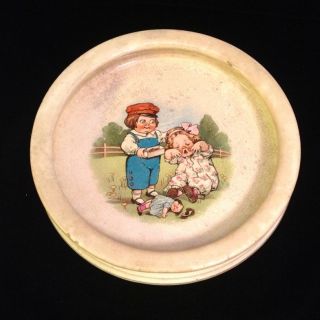 Buffalo Pottery Child Dish Dollie Dimples by Drayton Campbells Soup