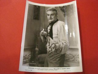 Robert Donat Count of Monte Cristo 1934 Photo 2J