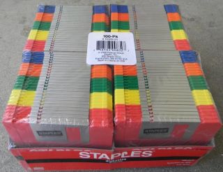 Staples 100 Floppy Diskettes IBM Formatted 3 5in 1 44MB