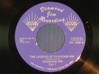 Diamond Jim Blues 45 The Legend of Diamond Jim PT 1 PT 2 M