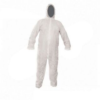 XL Disposable Paint Dust Overall Suit C w Zip Up Front