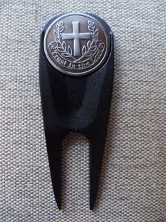 Magnetic Divot Tool and Removable Trust in The Lord Golf Ball Marker