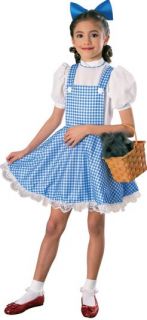 Dorothy The Wizard of oz Girls Deluxe Costume 8 10 Yr