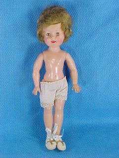 Vintage Ideal Shirley Temple 12 Doll St 12 Vinyl w Clothes Shoes