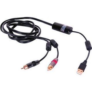 DJ Tech RCA 2 USB Dual RCA to USB Cable