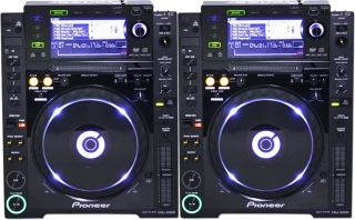 Pioneer Pair CDJ 2000 Professional DJ CD MP3 Player
