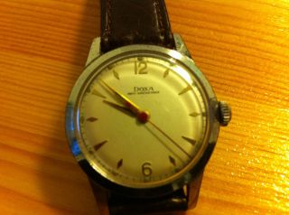 Doxa wristwatch , swiss watch , running vintage winding original doxa