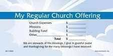Offering Envelope My Regular Church Offering Stock Set Package of 52