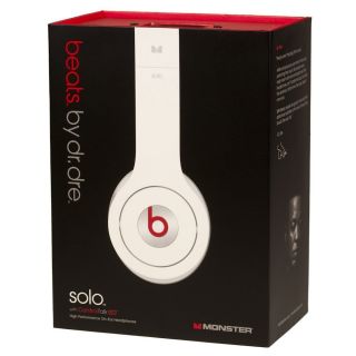Beats Solo by Dr Dre Solo with ControlTalk White Monster Beats Audio