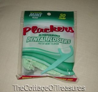50 Dental Tooth Floss Flossers Mint Oral Care Plackers