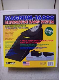 Davric Magnum 16 000 Automotive Ramp System with Chock