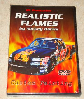 Instructional DVD__How to Airbrush Paint REALISTIC FLAMES by Mickey