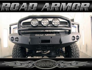 97 01 Dodge RAM 1500 Road Armor Steel Front Bumper with Lonestar Grill