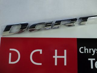 2013 DCH Dodge Dart Emblem New Logo Nameplate Mopar 68170754AA