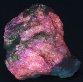 MSG 1760 Tugtupite with Unusual Response
