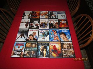 Lot of 20 Great Movies Comedy Thriller Action Drama Horror