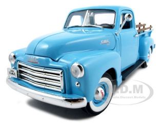 1950 GMC Pick Up Truck Blue 1 18 Diecast Model Car