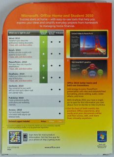 Microsoft Office Home and Student 2010, 3 user Family Pack, 79G 02121