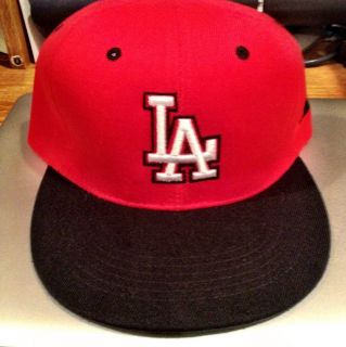 La Dodgers Snapback Los Angeles Red Black