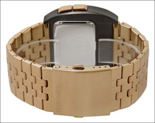 New Diesel Gold Stainless Steel Bracelet Classic Digital Mens Watch