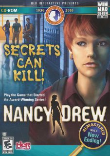 Nancy Drew SECRETS CAN KILL Remastered Mystery Adventure PC Game