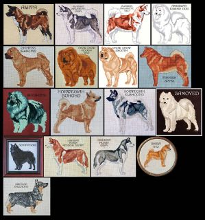 Northern Breed Dog s Counted Cross Stitch Patterns
