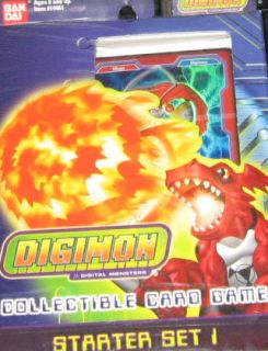 sealed Rare Digimon Digital Monsters Card Game Starter Set 1 (50cards