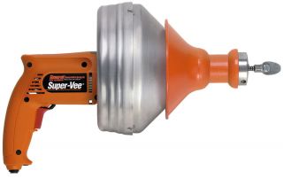   Cleaners SV F WC NA Super Vee Small Line Motorized Drain Cleaner wi