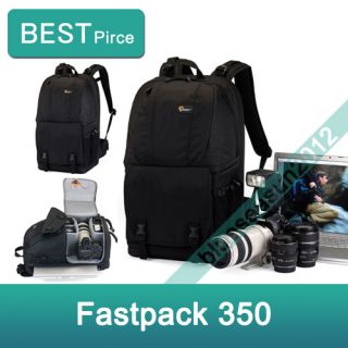New Lowepro Fastpack 350 Black Camera Digital Camera DSLR Bag Backpack