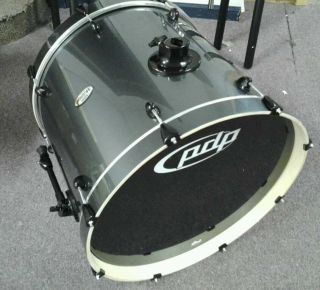 PDP Double Drive Bass Drum 22x18 with Black Hardware New