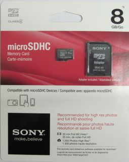  HC Class 4SECURE Digital Memory Card 8 GB SR 8A4 027242785700