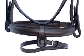 Brown Snaffle Horse Bridle Double Diamond V Brow COB