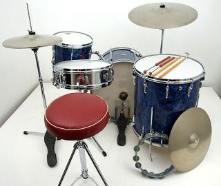  time piece, this is a 1965 Premier 54 Drum Kit complete with its