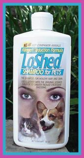 Lo Shed Combo Shampoo Spray Reduce Dog Shed Loshed
