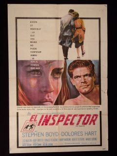 The Inspector Stephen Boyd Dolores Hart Poster 1S