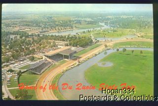 Aerial Du Quoin State Fair Race Track Illinois Postcard