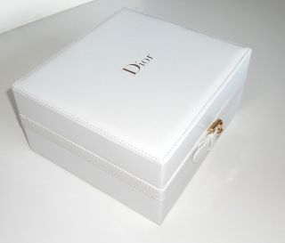Authentic Christian Dior beauty white cosmetic parfum jewerly box